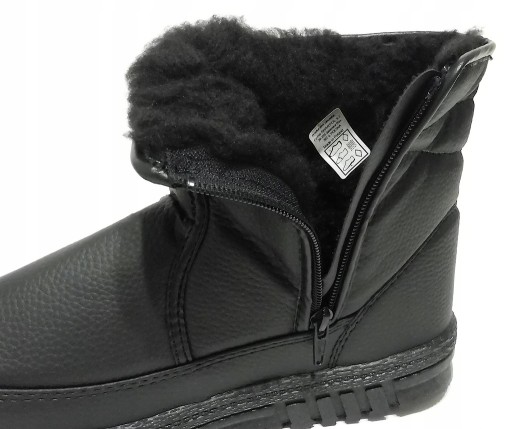 BUTY ZIMOWE NA ZAMEK ŚNIEGOWCE OCIEPLANE POL 44