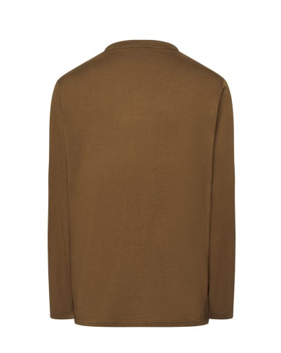 T-SHIRT MĘSKI Z DŁUGIM RĘKAWEM JHK KHAKI L