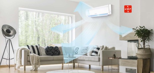 Klimatyzator Split MISTRAL 5,1 kW WiFi 4D Grzanie