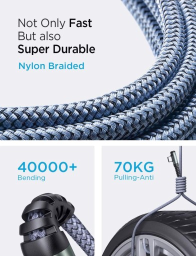 Кабель USB C на USB C 2 м 100 Вт 5 А H319-2M 2 шт.
