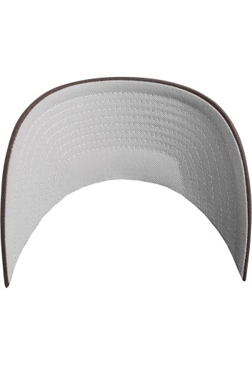 CZAPKA Z DASZKIEM FLEXFIT BASEBALLÓWKA SZARA