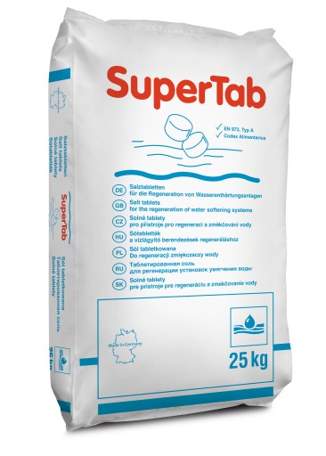 Соляные таблетки, SUPERTAB солевые таблетки 25 кг