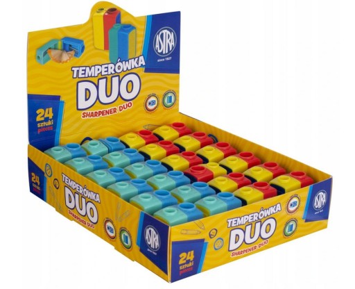 Temperówka podwójna z pojemnikiem DUO ASTRA