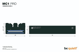 РАДИАТОР ДЛЯ SSD M.2 NVme БУДЬ ТИХО! МС1 ПРО