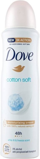 Dove Cotton Soft Biała Lilia Frezja Antyperspirant Spray 150ml