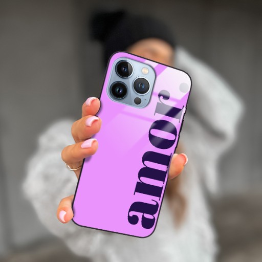 Чехол Стеклянный чехол для IPHONE 12 Feminine Girl Designs