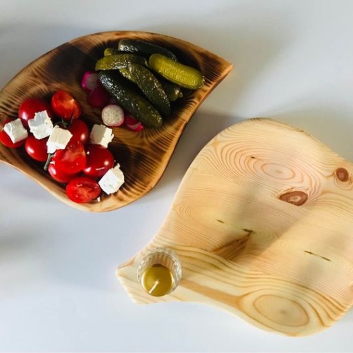 MISA taca drewniana PATERA do podawania GRILL LUX