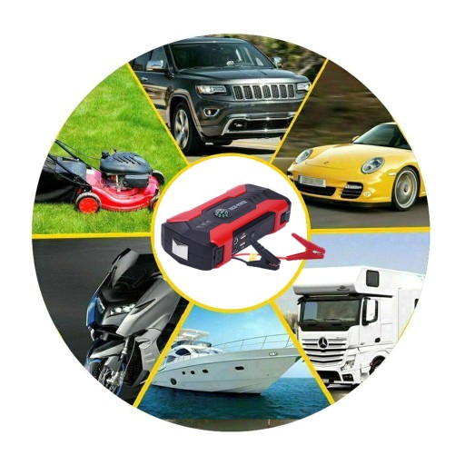 АВТОМОБИЛЬНЫЙ АВАРИЙНЫЙ СТАРТЕР POWER BANK 28000 МАЧ СО СВЕТОДИОДНОЙ ПОДСВЕТКОЙ