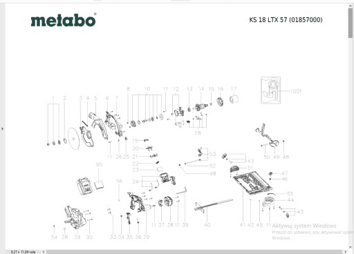 Ротор Metabo KS 18 LTX 57