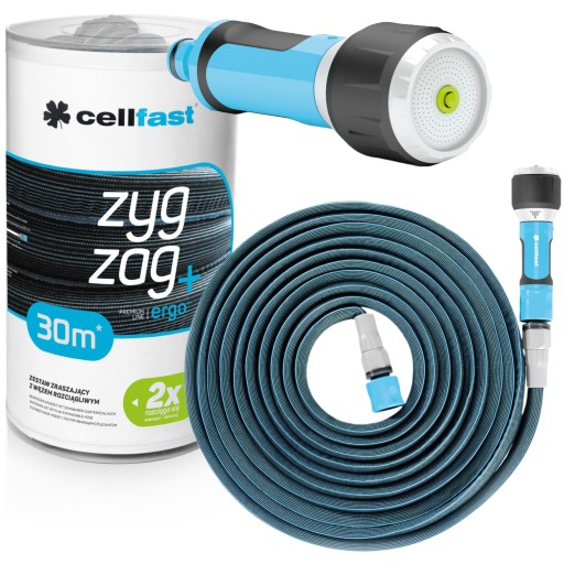 САДОВЫЙ ШЛАНГ CELLFAST ZYG ZAG 30M В КОМПЛЕКТЕ ПОЛИРОВКИ
