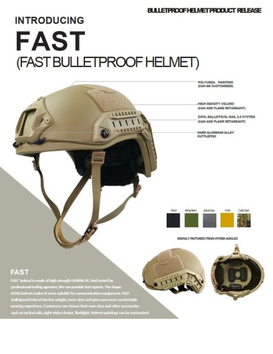 Тактический шлем Ballistic ACH High Cut