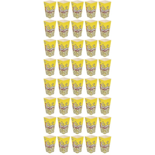 200 SZT PUDEŁKA NA POPCORN WIADERKA NA POPCORN PAPIEROWYCH