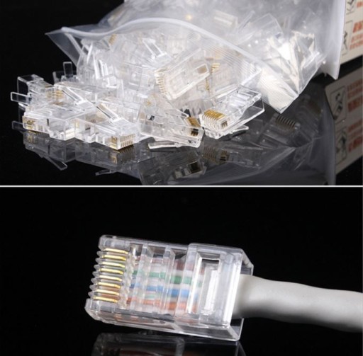 Вилка RJ45 Разъемы RJ-45 8P8C 100 шт. HQ