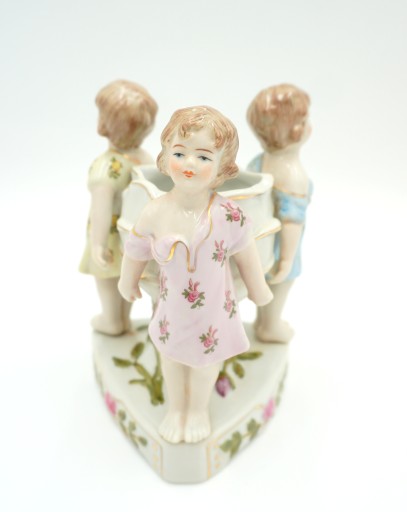 A-N SZKATUŁKA PORCELANOWA DZIECI -KOLOROWE
