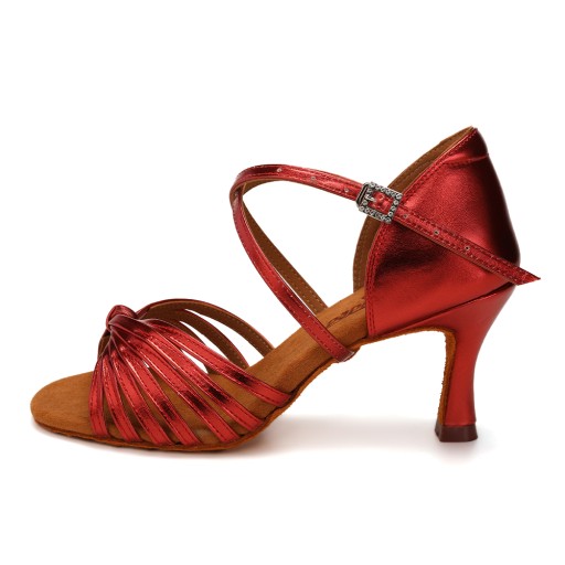 Танцевальные туфли SHINE RED BORDO 7,5 см