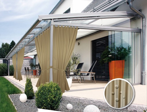 Zasłony Zasłona Ogrodowe Tarasowe Tarasowa Pergola 150cmx210cm Wodoodporne