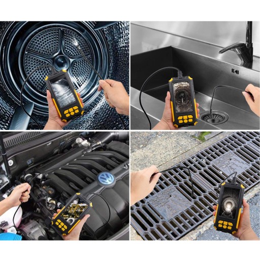 ИНСПЕКЦИОННАЯ КАМЕРА ЭНДОСКОП 2XFULL HD 9LED 5M P50