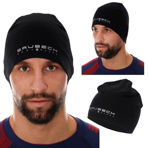 Шапка Brubeck Extreme Wool унисекс черная S/M