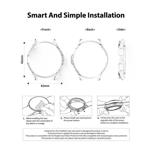 RINGKE SLIM 2-PACK GALAXY WATCH 4 CLASSIC 42 MM