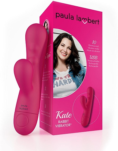 Вибратор Bunny - стимулятор клитора PAULA LAMBERT KATE 18см