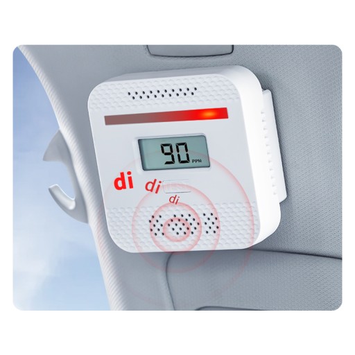 ДАТЧИК ДЫМА И УГАРНОГО ГАЗА CO2 ДАТЧИК ЖК-дисплея HD MINI