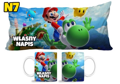 НАБОР КРУЖКИ И ПОДУШЕК SUPER MARIO LUIGI NINTENDO