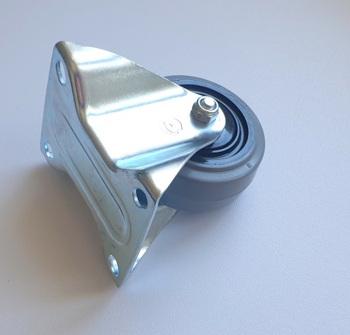 Zestaw 80 mm 4 szt guma koło MOCNE 550 KG kulkowe