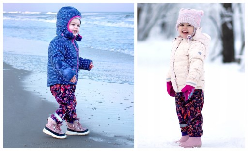 EKOUBRANKA RAIN PANTS круглогодичные светоотражающие луговые цветы 110