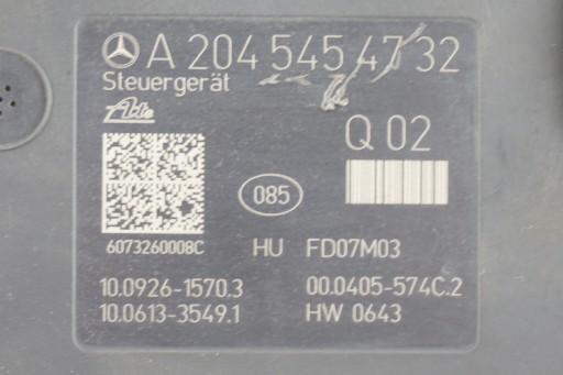 НАСОС АБС MERCEDES W204 A0064312612 A2045454732