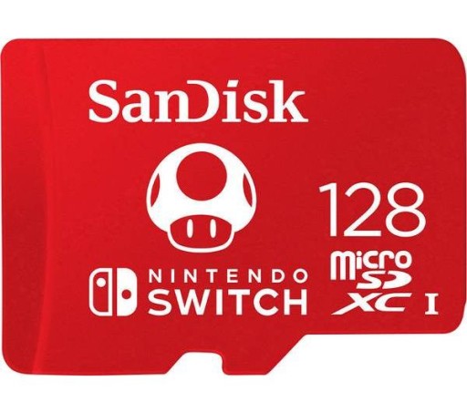 Карта памяти SanDisk Nintendo microSDXC 128 ГБ 100/90 МБ/с V30 U3