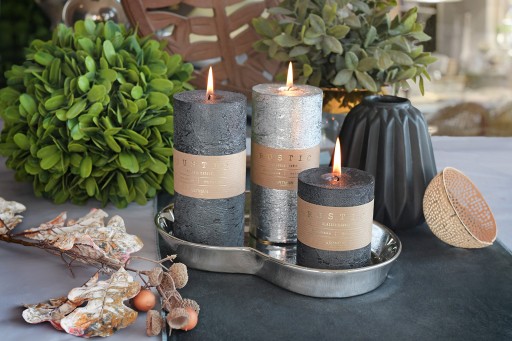Декоративная RUSTIC ARTMAN ЗОЛОТАЯ СВЕЧА 9см СВЕЧА