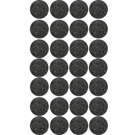 ФЕРТОВЫЕ ПОДКЛАДКИ ДЛЯ МЕБЕЛЬНЫХ СТУЛЬЕЙ 20мм 28 шт.