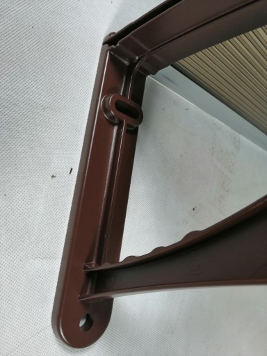 DASZEK NAD DRZWI ZADASZENIE 200x100 Aluminium