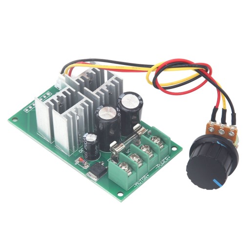 РЕГУЛЯТОР СКОРОСТИ ДВИГАТЕЛЯ PWM DC6-60V 20A