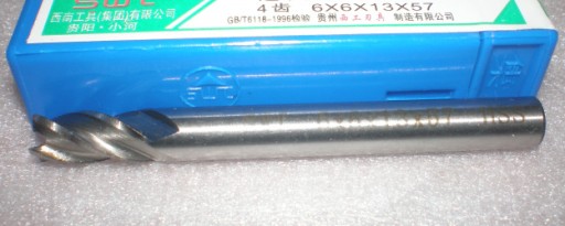 Фреза 6х6х13х57мм 4ф HSS-AI cnc