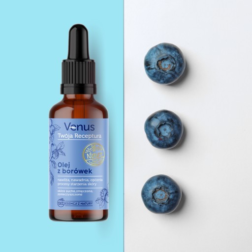 VENUS NATURE ЧЕРНИЧНОЕ МАСЛО ДЛЯ СОСУДИСТОЙ КОЖИ