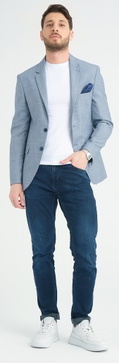 MARYNARKA MĘSKA WIZYTOWA ELEGANCKA BIZNESOWA CASUAL TURECKA 58
