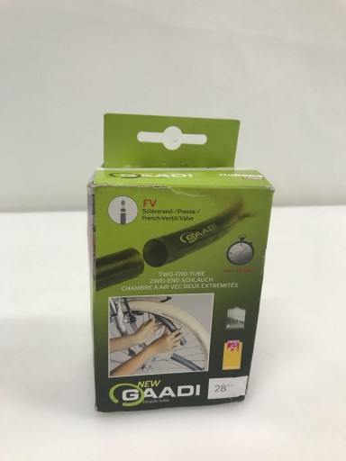 ВЕЛОСИПЕДНАЯ ТРУБА GAADI С ДВУМЯ КОНЦАМИ 28 ДЮЙМОВ X 38/45C