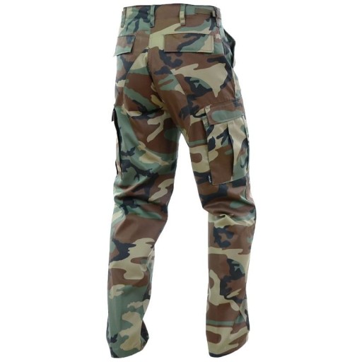 МУЖСКИЕ БОЕВЫЕ БРЮКИ MILITARY RUGGED M65 BDU T/C MIL-TEC WOODLAND M