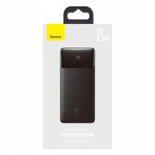 BASEUS POWER BANK 10000 мАч POWERBANK 15 Вт PD 3x USB USB-C TYPE-C 3A