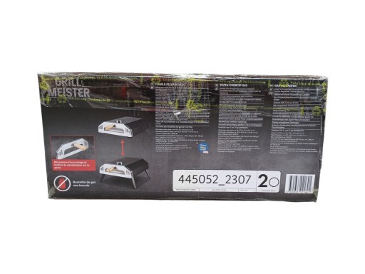 Газовая печь для пиццы GRILLMEISTER 4000 Вт макс. 400°С с камнем 30,5х30,5см