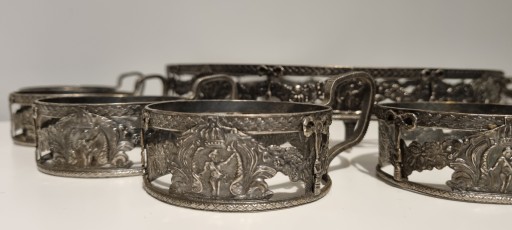 HEFRA Resovia СТЕКЛЯННЫЕ РУЧКИ, САХАРНИЦА