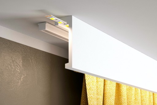 Чехол на карниз, чехол на карниз для Led Mardom, высота 10 см.