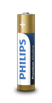 Щелочные батарейки AAA x4 Philips Premium Alkaline