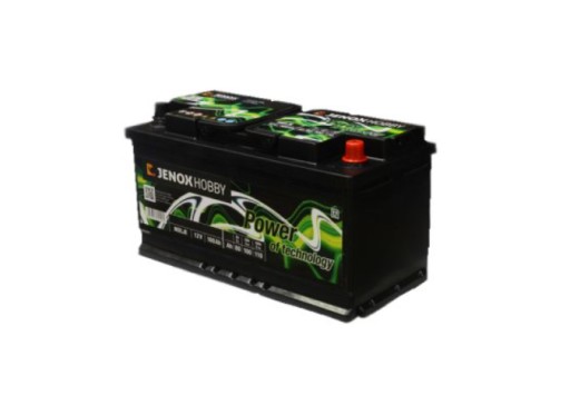AKUMULATOR JENOX HOBBY 12V 100AH GŁĘBOKIEGO ROZŁADOWANIA MARINE ŁÓDZ KAMPER