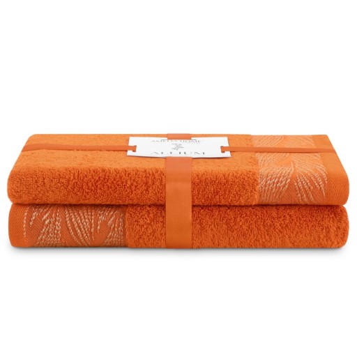 Ręcznik ALLIUM kolor rudy styl klasyczny 50x90+70x130 ameliahome - TOWEL/AH
