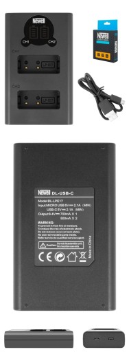 АККУМУЛЯТОР NEWELL LP-E17 ДЛЯ CANON EP 760D M3 M6 850D 950MAH + ЗАРЯДНОЕ УСТРОЙСТВО.