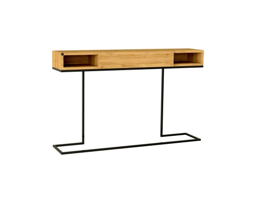 KONSOLA 140 cm DREWNO LITE DĄB OLCHA SKD-328
