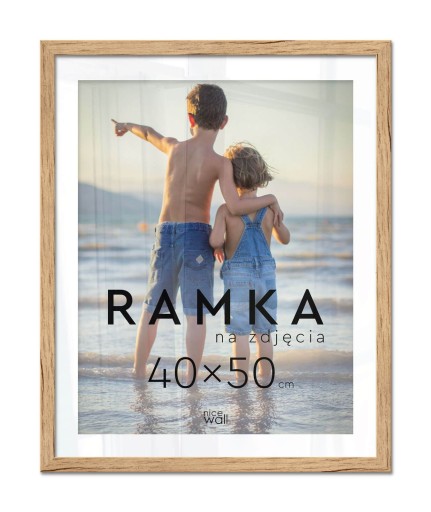 Коричневая фоторамка 40х50 см Рамка 50х40 см