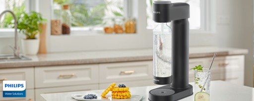 Карбонизатор для газированной воды PHILIPS GoZero черный + бутылка + картридж CO2